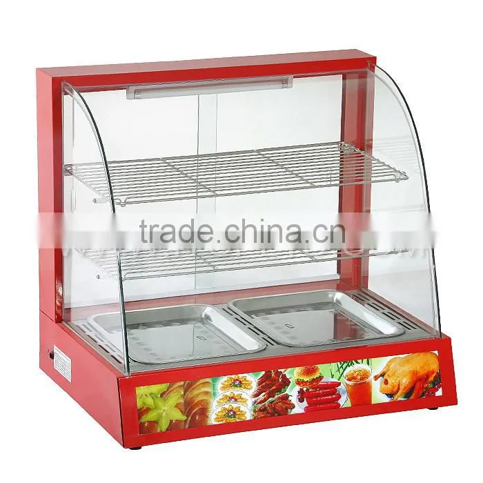 WSC-660R Curved glass warming showcase