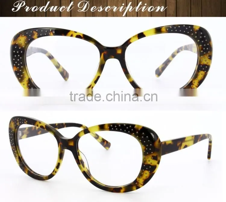 Plastic Fashion Big Frame Reading Glasses