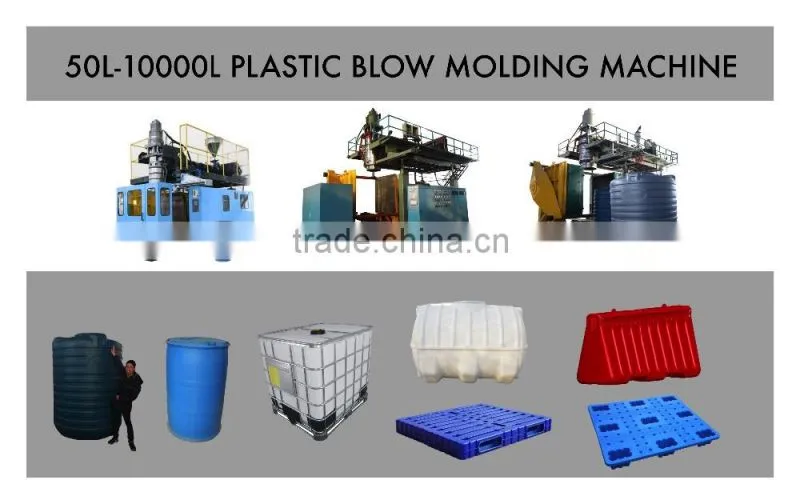 plastic blow moulding machine for road barricade
