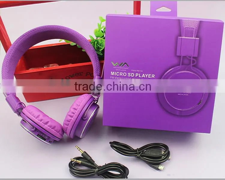 FM headphone, Fashion Candy Color Earphone,best selling products.