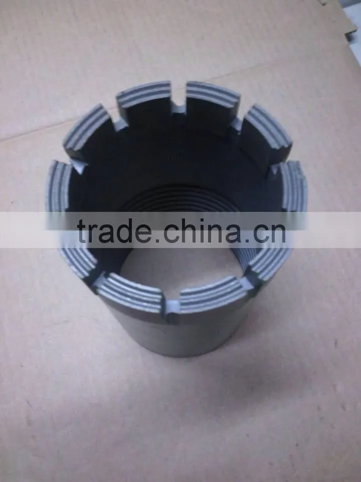 High Penetration Core Drill Bit BW Diamond Casing Shoe Bit Impregnated Rod Shoe Bit