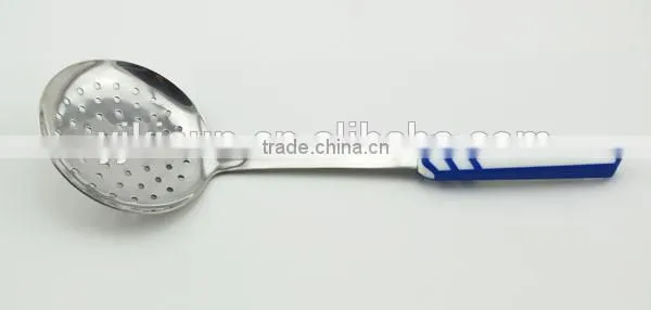 Pretty design stainless steel super size slotted spoon skimmer