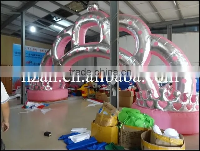 Black Inflatable Arch Door/Inflatable Archway for Rental