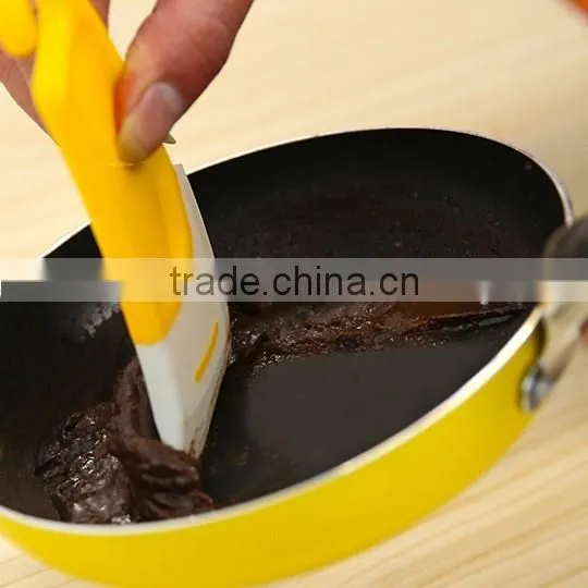 nonstick silicone bowl pan scraper silicone spatula