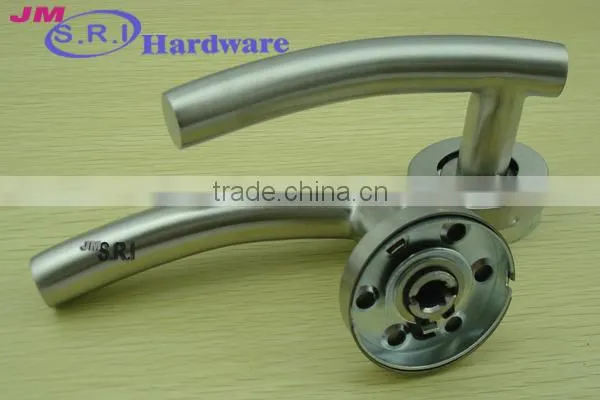 304 Stainless steel entrance door handle , tubular door handle made in China manufacturer