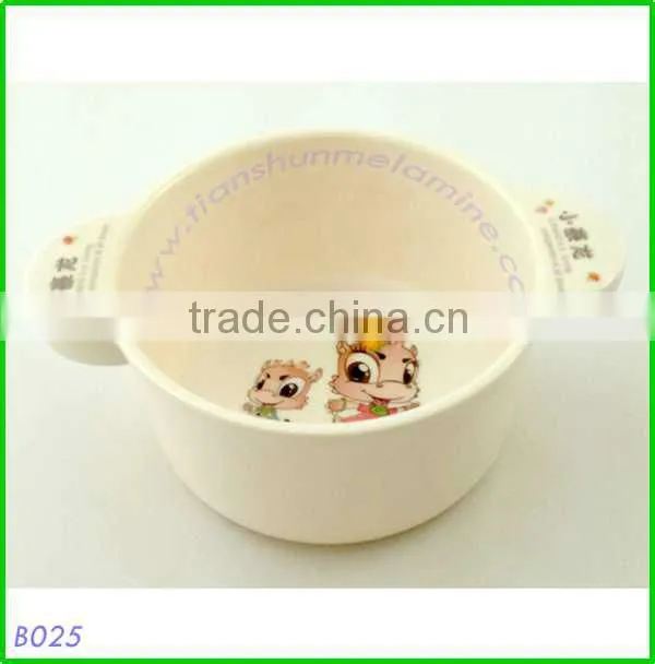 Kids melamine small bowls , round plastic bowl