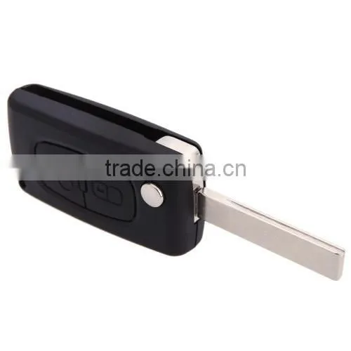 Flip Remote Key case shell for 207 307 307S 308 407 607 With 2 Buttons