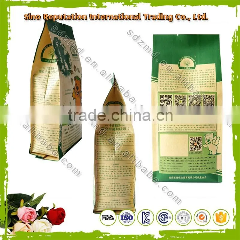 Custom printed bitumen kraft paper bag