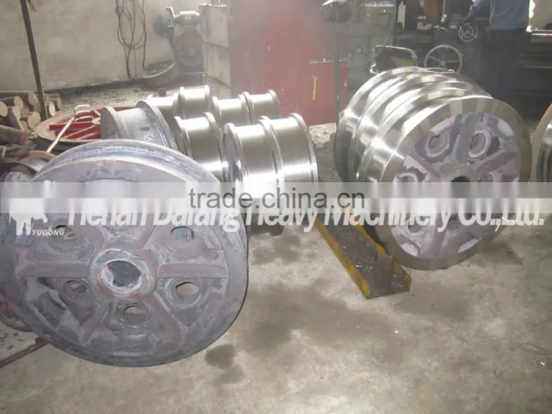 Hot Sale Steel Crane Trolley Wheel in Casting and Forging