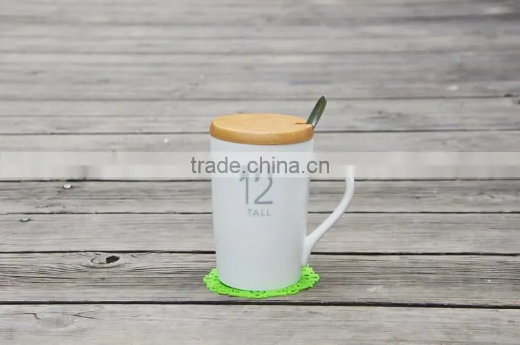 Large size promotional bottle custom coffee mug water bottle Porcelain Cups
