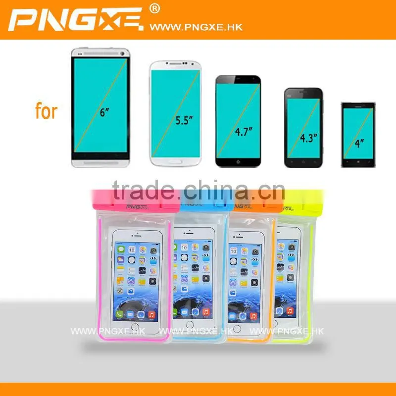 2016 High Quality Universal Water Proof PVC Cell Phone Cases Waterproof Bag/Pouch ,Water Proof Mobile Phone Bag