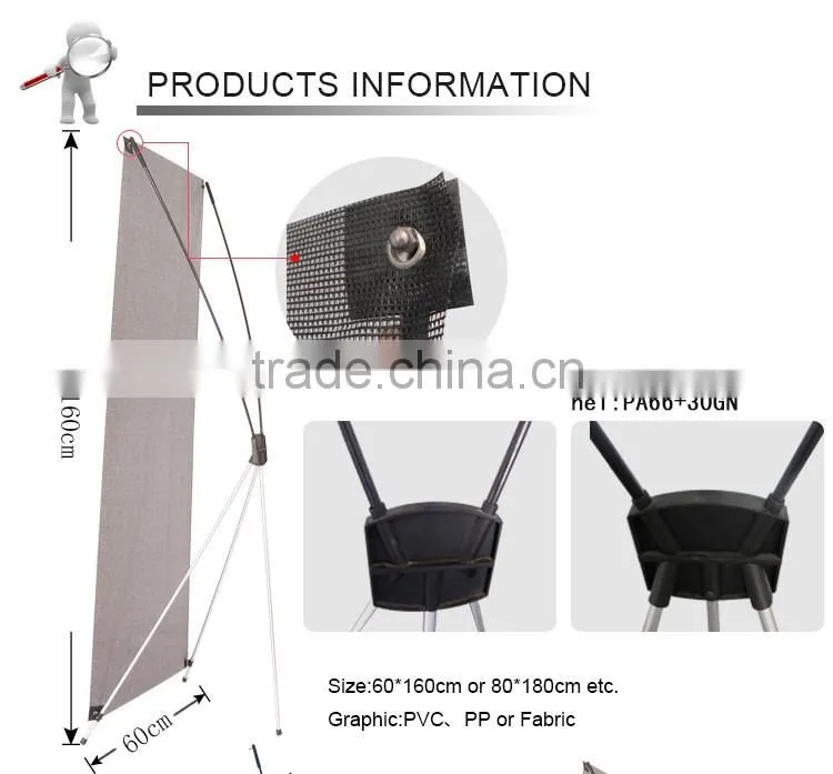 economic horizontal x banner stand