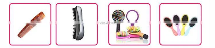 2016 MY GIRL Ningbo wholesale high quality detangling hair bush Black rubber air cushion detangling brush