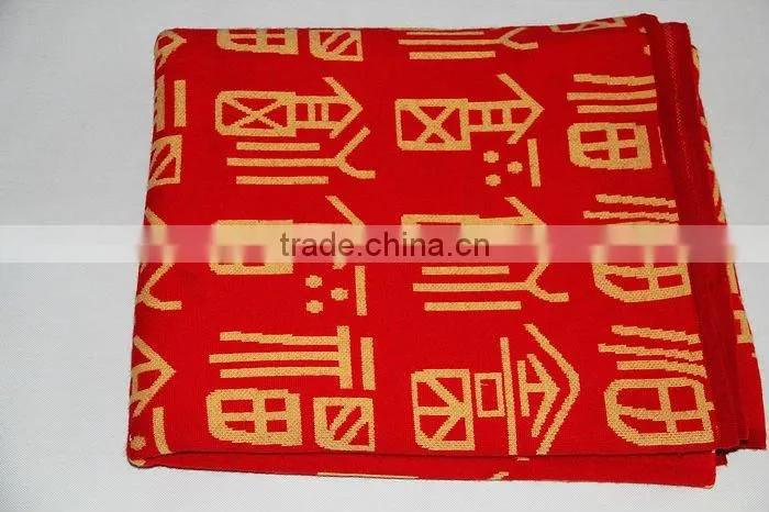 winter double side cashmere red blanket