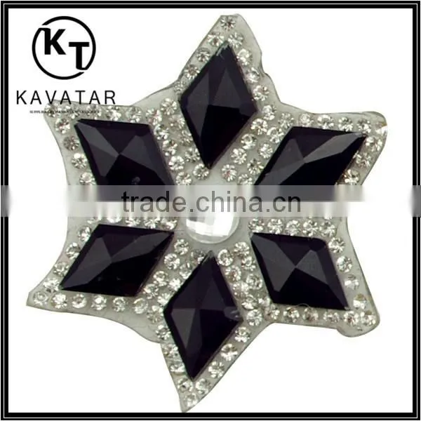 2016 New arrival Iron on diamond rose /flower patches