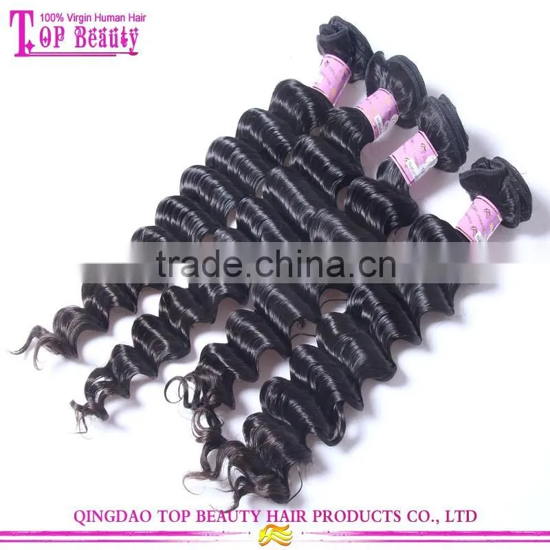 2016 Fashion Style Factory Price 10a brazilian virgin hair deep wave
