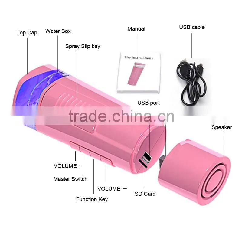 Factory price mobile power bank charger mini spray waterproof bluetooth speaker