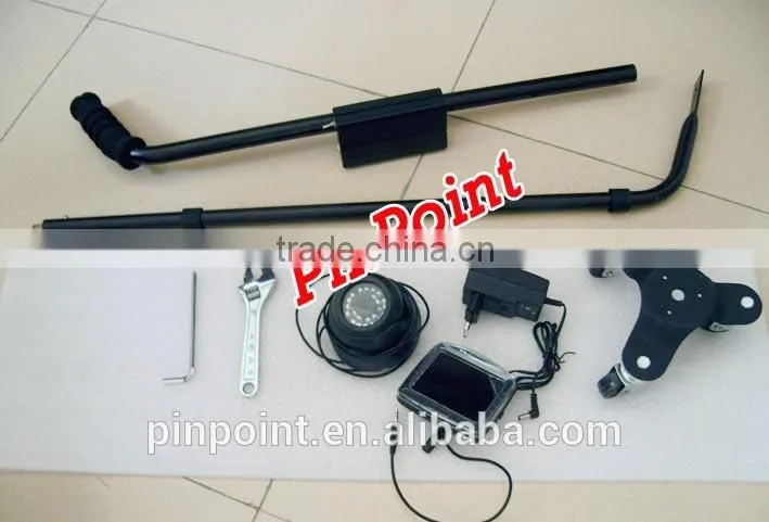 Pinpoint portable three wheels under car inspection camera ,DVR function under vehicle search camera