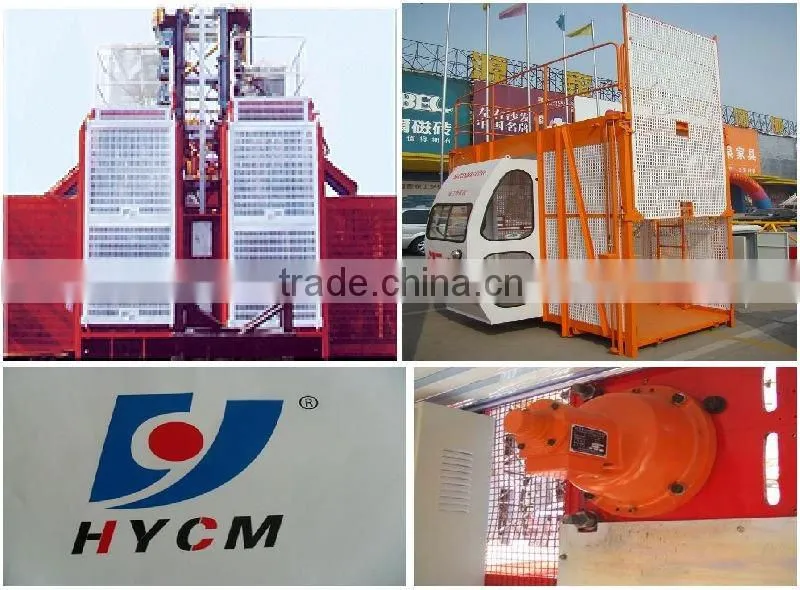 Construction hoists,Supply New China HuiYou SC200/200 Construction Hoists/Building Elevator,40 Passengers