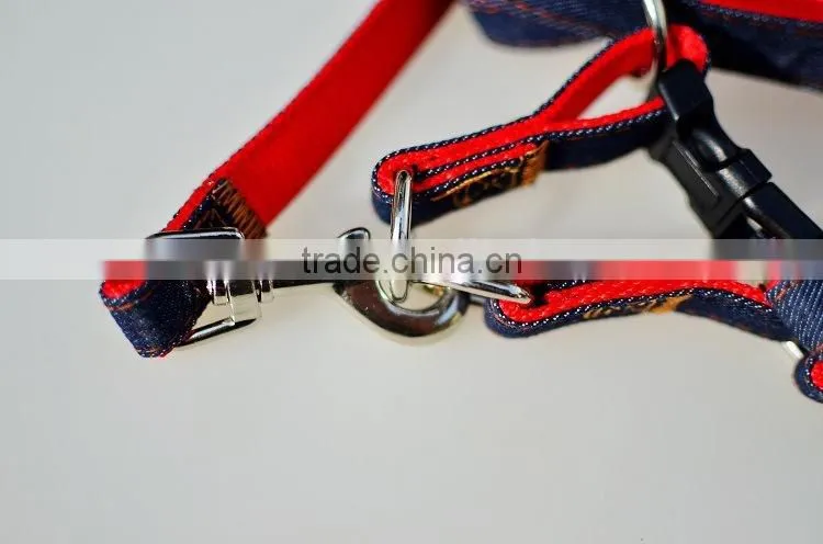 Branded Cheap Bulk Pet Supplies L Denim Pet Leashes