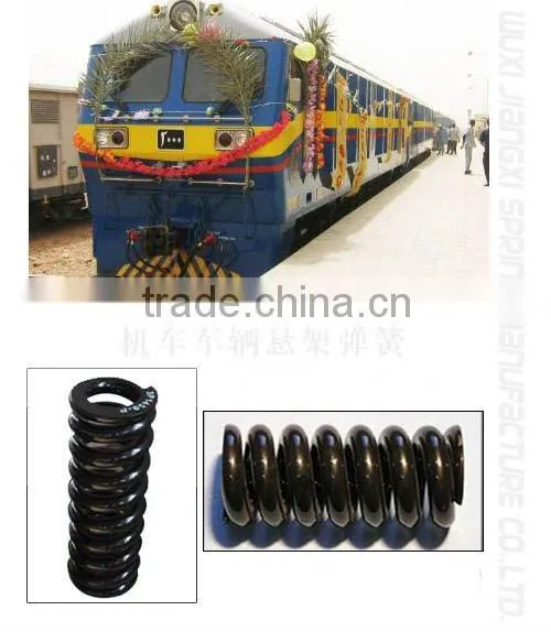 Compression spring shock absorber