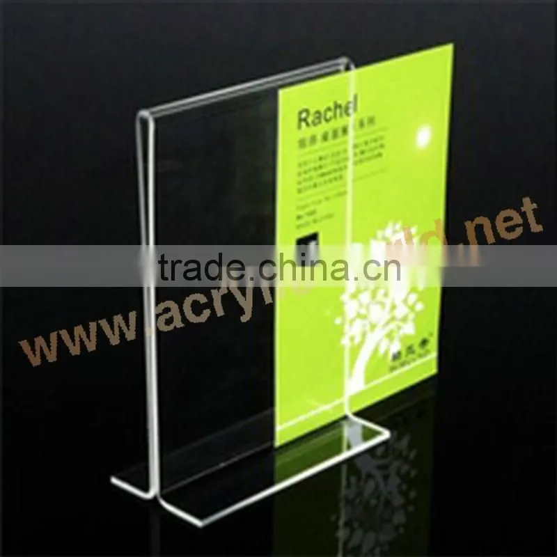 acrylic menu cover /sign holder