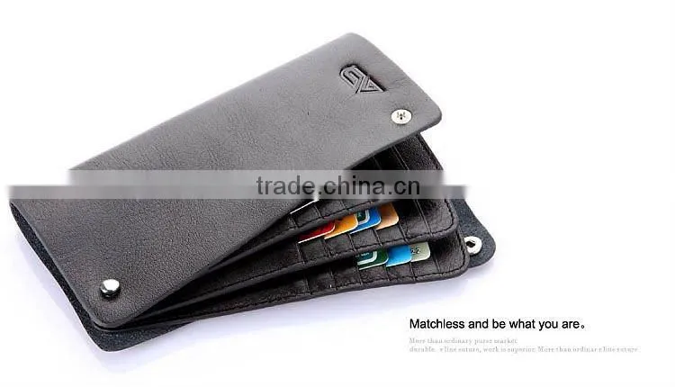 Fashion Card Wallet With Black And Brown