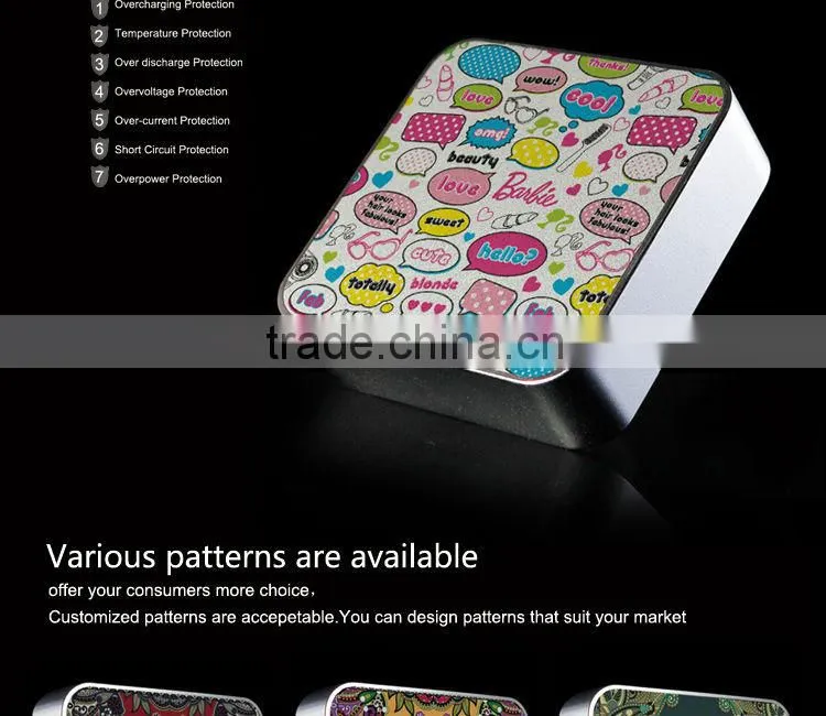 romantic spring life sunshine design power bank/mobile power bank charger for phones