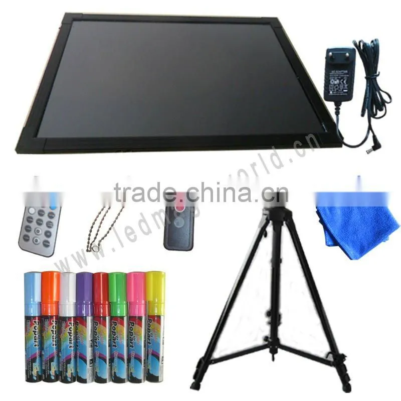 new illuminated LED chalk board