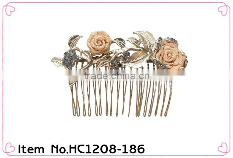 Hot sale!!! fashion plain hair combs accessories