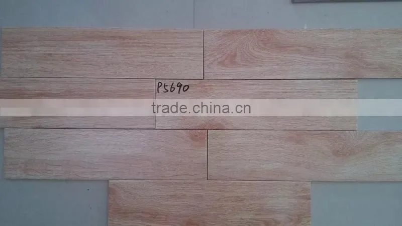 interior P5690 wood ceramic floor tile 150x600mm