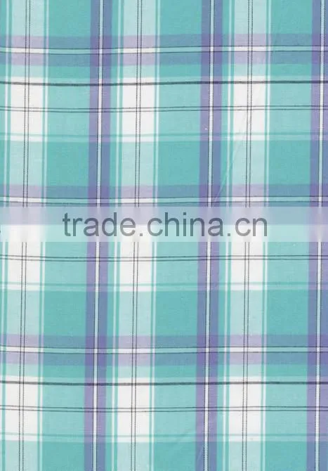 oriental polyester checked cloth check upholstery fabric for table cloth