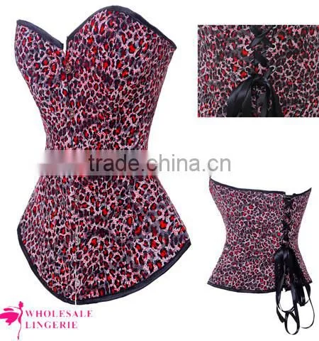 2015 hot selling Steel Boned Underbust Corset Bustier latex waist cincher