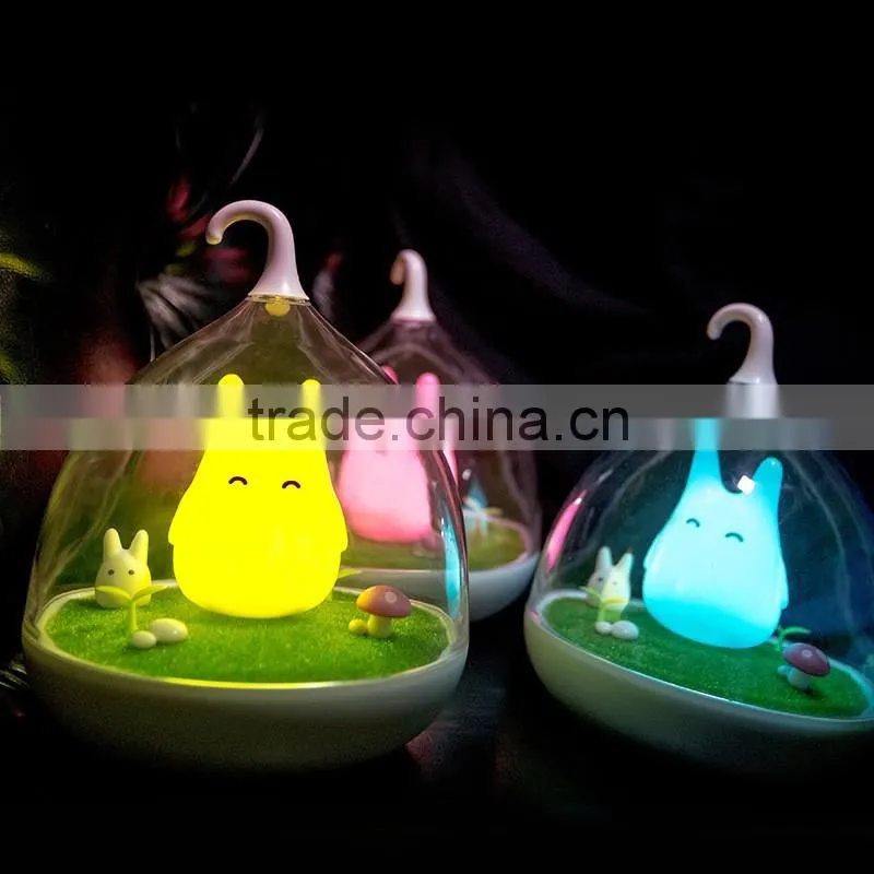 Hand Held spirit lamp Design Touch Sensor Vibration Cage Lamp Night Lights