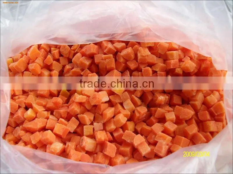 Frozen Vegetables IQF Carrot Diced