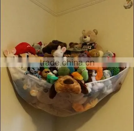 Wholesale Crochet Toy/ Teddy Hammock childrens toy tidy storage net hanging nets for toys