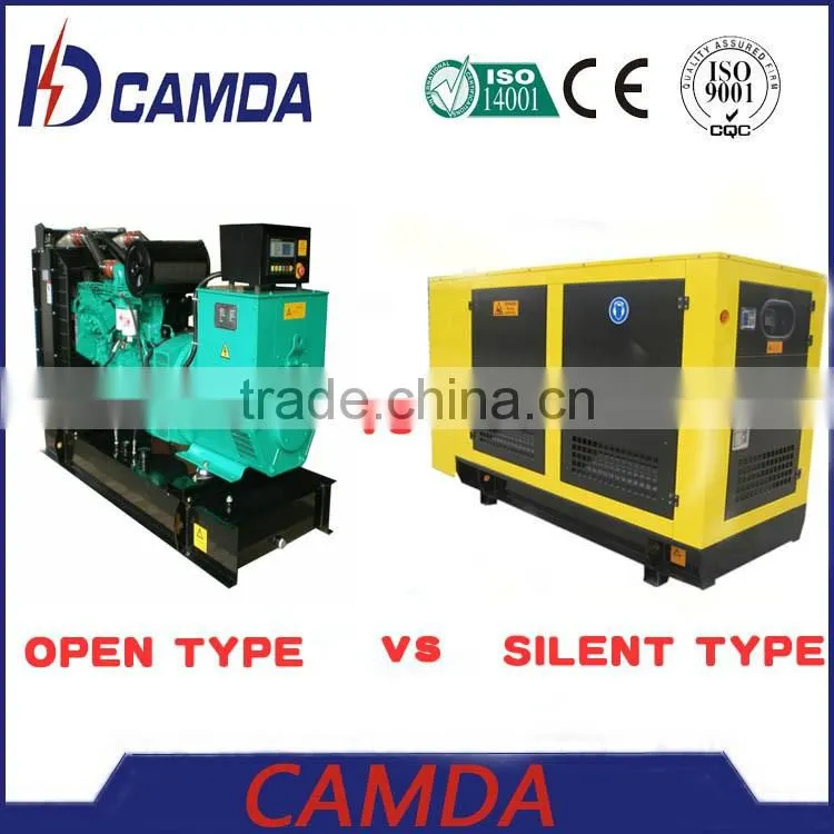 Camda Factory biogas generator sets with/without canopy 250kw biogas generator
