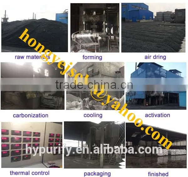 Pellet activated carbon for Gas /air processing.Leading Purification