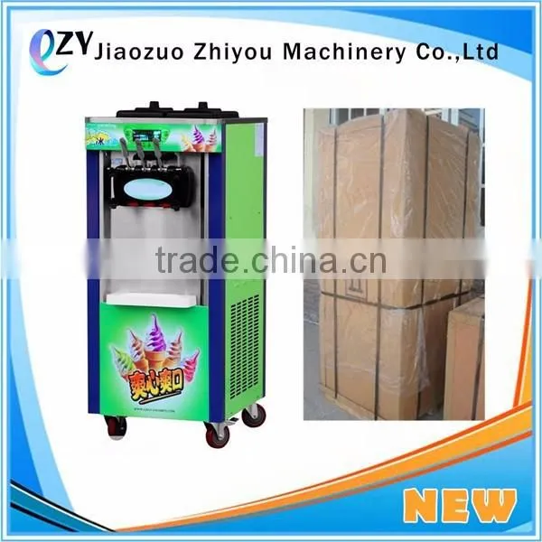 zhiyou cheap price 110v 60Hz italian 3 flavor commercial soft ice cream machine for sale(0086-391-2042034)