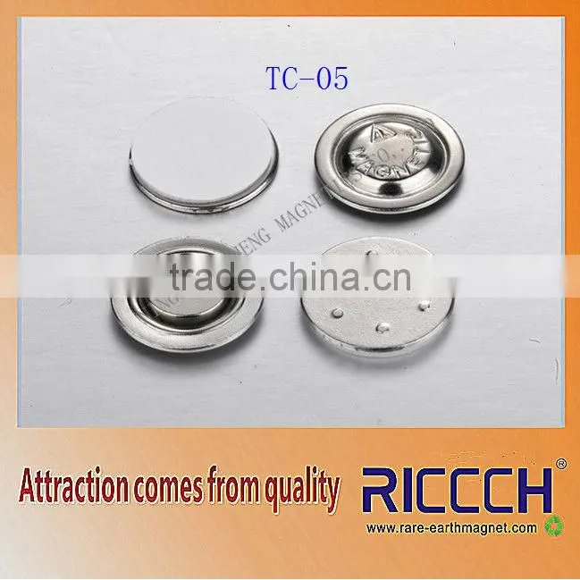 Customized Magnetic Button Name tag with 1 magnet disc