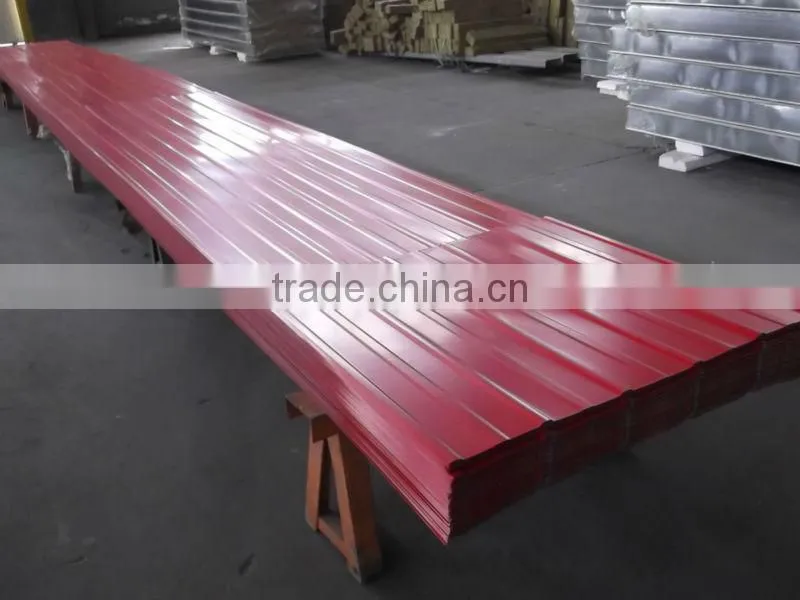 light corrugated color steel sheet