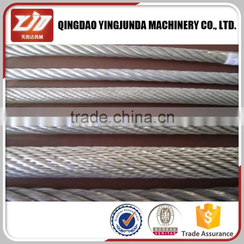 trade insurance carbon steel wire rope galvanized wholesale