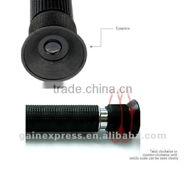 Salinity Refractometer with Built-in LED light Aquarium 0~10% ATC