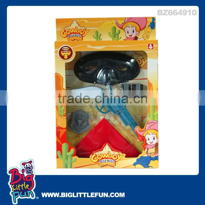 Toy cowboy gun set