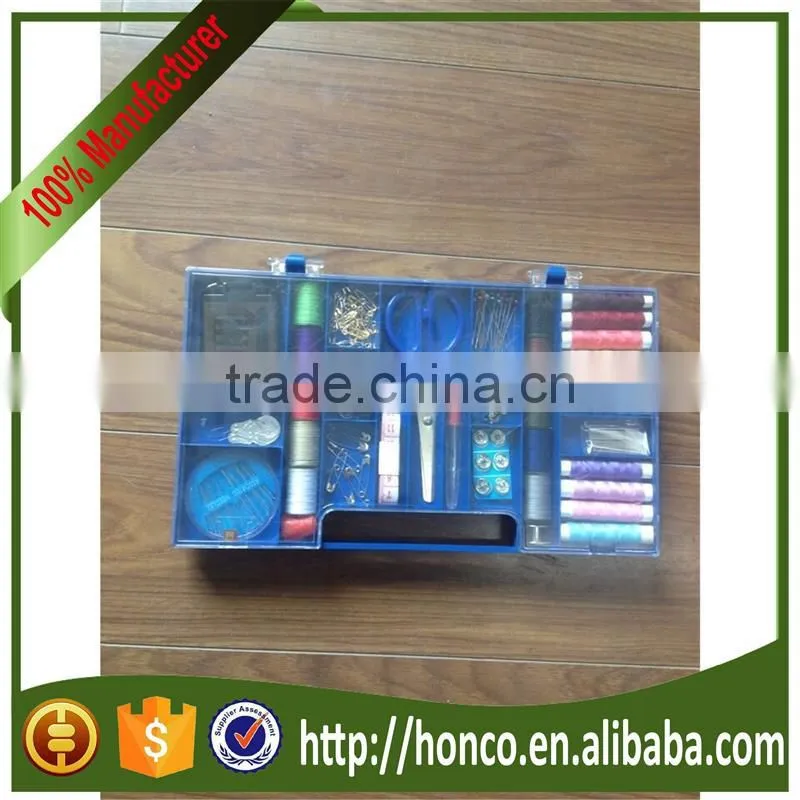 Sewing kit in nylon bag