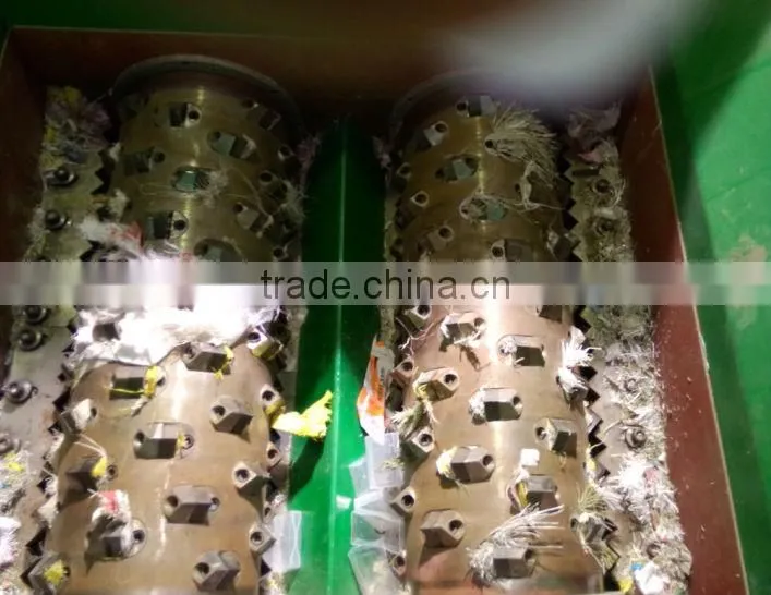 Two shaft jumbo bag shredder
