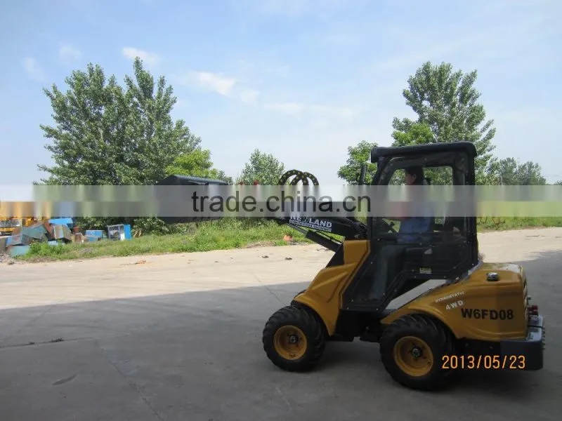 NEWLAND Brand W6FD08 China telescopic mini wheel loader with low price for sale