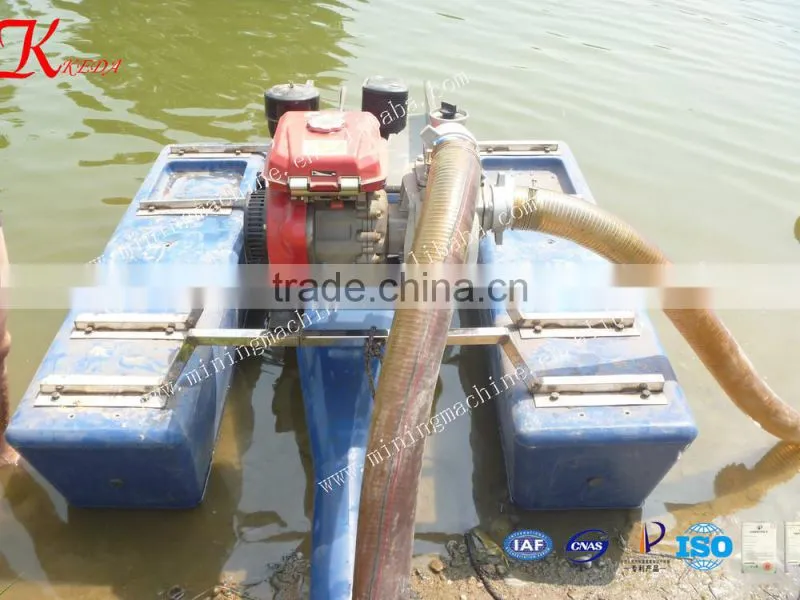 Diesel engine River small gold dredger for sale