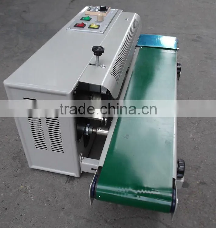 FR-900 Heating type plastic film sealing machine/Digital Counter Plastic Film Sealing Machine,continuous band sealer