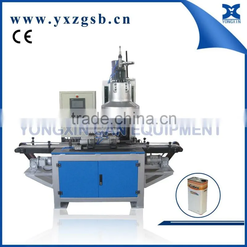 Automatic rectangular square oil thinner brake tin can making machine